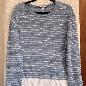 BCBGeneration Lightweight knit with shirt hemline